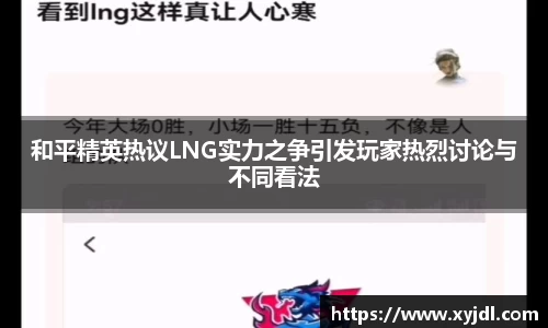 和平精英热议LNG实力之争引发玩家热烈讨论与不同看法
