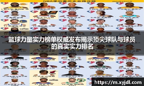 篮球力量实力榜单权威发布揭示顶尖球队与球员的真实实力排名